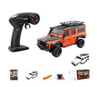 ToyGhillied RC Crawler avec 4 roues motrices et double carrosserie, modèle RC Crawler 1:43 avec commande entièrement proportionnelle, contrôle par application et LED, modèle de véhicule comme cadeau