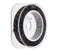 Toygogo Anneaux de Pointe pour Canne à Pêche - Kit de Réparation Ligne de Guidage Montage - Noir, 50m