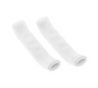 Toygogo Le Couvre-Levier De Frein Anti-dérapant en VTT pour Vélo De Montagne en Silicone Protège Le Protège-poignées pour Le Cycle De Route 2pcs / Pack - Blanc, 77 x 14 mm