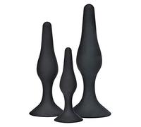 TOYJOY Anal Play 3 plugs anaux Curvy Companions - noir,