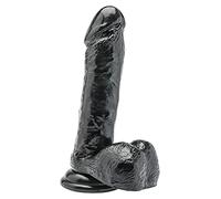 ToyJoy Dildo 7 Inch With Balls Amplificateur Sexuel Noir