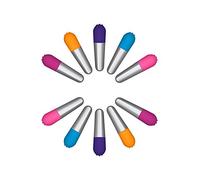 ToyJoy Funky Vibrette Display de Mini Bullet Multicolore 10 Pièces
