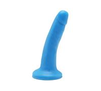 ToyJoy Gode ventouse Happy Dicks Get Real 15 cm Bleu