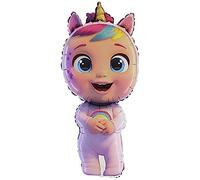 Toyland® 111 cm (44") Ballon en aluminium Cry Babies Fantasy Dreamy Unicorn - Décorations de fête