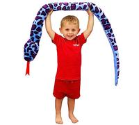 Toyland® 170cm (5.5ft) Serpent Géant Bicolore en Peluche - 5 Motifs Assortis - Peluches pour Enfants