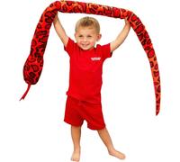 Toyland® 170cm (5.5ft) Serpent Géant Bicolore en Peluche - 5 Motifs Assortis - Peluches pour Enfants