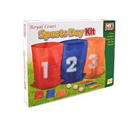 Toyland 3 en 1 Sports Day Kit Sac Course Oeuf et Cuillère Course Set Bean Bag Toss Amusement en Plein Air Jardin Famille Cible Jeu
