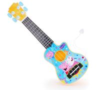 Toyland® 40cm (16") Peppa Pig Ma Première Guitare avec Médiator Intégré - Instrument à Accorder et à Jouer - Jouet Musical Amusant pour Enfants - Dès 3 Ans