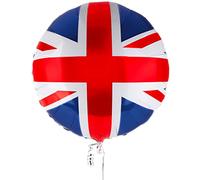 Toyland® 46cm (18") Ballon rond en aluminium avec motif Union Jack - Décorations de fête britanniques - Célébrations britanniques