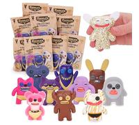 Toyland® 7 cm (2,8") Fuggler™ Figurines à Collectionner Édition Or - Mini-Figurines Monstres - 24 à Collectionner, 1 Figurine aléatoire - Jouet Surprise en Sachet - 3 Ans et Plus