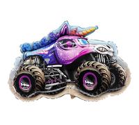 Toyland® 80 cm (32") Monster Jam " Sparkle Smash " Ballon aluminium - Ballons en forme de Monster Truck
