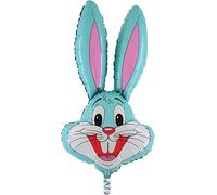 Toyland® 94cm (37") Bunny Balloon - Easter Balloons (BABY BLUE)
