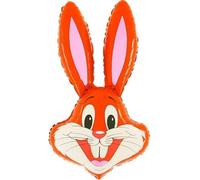 Toyland® 94cm (37") Bunny Shaped Balloon - Easter Balloons (RED)