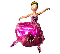 Toyland® 97 cm (38") Ballon en aluminium en forme de princesse ballerine - Ballons de fête pour enfants