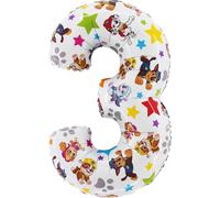 Toyland® Ballon en aluminium Pat' Patrouille - Chiffre 3 (66 cm)