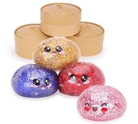 Toyland® Boulette Bao Squishy Mystère à Paillettes avec Boîte Vapeur en Plastique - Jouet Anti-Stress pour Enfants - 1 Jouet au Choix - 3 Ans et Plus