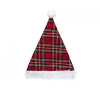 Toyland Chapeau de Noël à 40 x 30cm - Tartan - Chapeau traditionnel