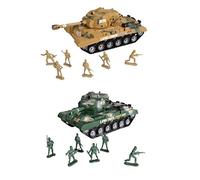 Toyland Combat Mission Boys Friction Powered Tank Arms & Soldiers Ensemble de Jeu Militaire - 1 Choisi au Hasard