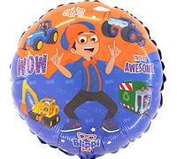 Toyland® de 45 cm (18") Ballon rond en aluminium à l'effigie du personnage Blippi - Décorations de fête pour enfants