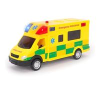 Toyland® Jouet d'ambulance d'urgence avec lumière et son - Échelle 1:40 - Véhicule de jeu - À partir de 3 ans