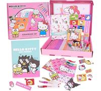 Toyland® Kit de scrapbooking Hello Kitty - 520 pièces, comprenant un cadeau surprise - Scrapbooking à faire soi-même pour les enfants dès 3 ans