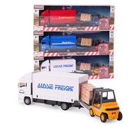 Toyland® Load and Go Vehicle Set - Camion de Marchandises Scania avec Chariot élévateur et Palette - Jouets pour véhicules de Transport - Jouets pour garçons (Aléatoire)
