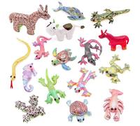 Toyland® Lot de 2 enfants et plus de 3 à 10 cm Jouet animal de sable Décoration - Motifs assortis - 3 au choix au hasard