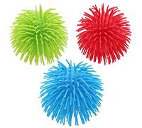Toyland ® Lot de 3-10cm Squeezee Goo Novelty Fuzzy Balls - 1 Rouge, 1 Bleu, 1 Vert - Fidget Fun Toys