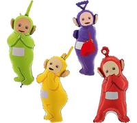 Toyland® Lot de 4 ballons en aluminium en forme de Teletubbies de 81cm (32") - Tinky Winky, Dipsy, Lala & Po - Décorations de fête pour enfants