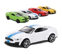 Toyland® Muscle Car en métal moulé sous Pression Blanc 12 cm (2") avec Capot ouvrant - Réplique de Voiture Miniature - Véhicules de Jeu