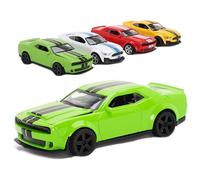 Toyland® Muscle Car en métal moulé sous Pression Vert 12 cm (2") avec Capot ouvrant - Réplique de Voiture Miniature - Véhicules de Jeu