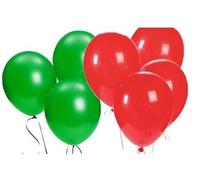 Toyland® Paquet de 20 Ballons de fête de Noël de 12 "- 10 Ballons de Latex Rouges et 10 Verts - Décorations de Noël