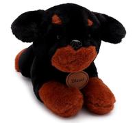 Toyland® Peluche Diesel Le Rottweiler 25 cm (10") - Chien en Peluche couché - Convient dès la Naissance