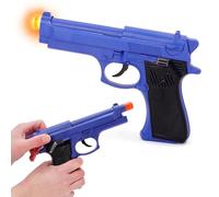 Toyland Pistolet-Jouet Bleu avec lumière et Son de 28 cm - Jeu de rôle de la Police - Déguisements