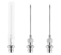 TOYMIS 3pcs Embouts d'Injecteur Graisse, Aiguille Graissage Portable et Détachable en Acier pour Roulements à Billes pour l'Entretien Automobile et Mécanique (Argenté)