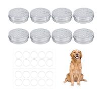 TOYMIS Lot de 8 Boîtes de Parfum pour Chien avec 20 Points de Colle, Boîtes de Parfum Creuses pour Formation de Nez de Chien Kit de Boîtes de Entrainement Chien Accessoires de Dressage pour Chien