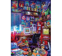 toynk '80s Game Room Pop Culture 1000 Piece Jigsaw Puzzle by Rachid Lotf