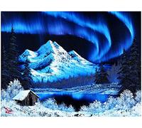 toynk Bob Ross Northern Lights Aurora Borealis Puzzle | 1000 Piece Jigsaw Puzzle