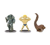 Toynk Fallout Raider and Vault Boy (Strong) Lot de 2 mini figurines de 7,6 cm pour adultes | Comprend une pièce de griffe mortelle Build-A-Figure