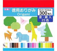 Toyo Origami Paper, 23 Colors, 300 Sheets