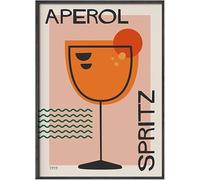 TOYOCC Affiche d'art 50x70cm sans cadre Modern Bar Decor Japanese Cocktail Drinks Posters Martini Aperol Spritz Gin Tonic Colorful Kitchen Wall Art Print Gift