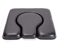 TOYOCC Coussin De Siège Universel en PU, Coussin De Pot, Siège De Coussin De Chaise Rembourré en Éponge pour Chevet, Chaise, Fauteuil Roulant De Douche, Lavable