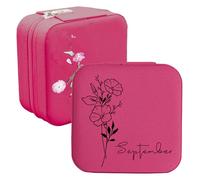 toyofmine Boite a Bijoux Personnalisée, Boite a Bijoux Fille, Boite Bijoux Voyage, Cadeau pour Petite Amie, Maman, Amie, Anniversaire, Anniversaire de Mariage