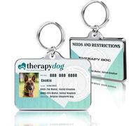 toyofmine Médaille d'identification personnalisée Pour chien de compagnie | En acier inoxydable pour animaux,Médaille pour chien personnalisée double face, texte et photo imprimés