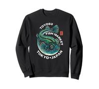 Toyosu Fish Market Tokyo Japon Fugu Souvenir Sweatshirt