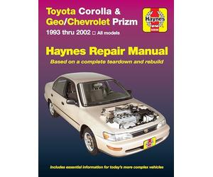 Toyota Corolla and Geo/Chev Prizm Auto Repair Manual 93-02