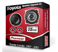 Toyota Corolla Arrière Panneau Haut Parleurs Pioneer Voiture Kit + Adapteur 210W