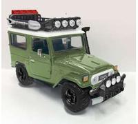 Toyota Fj 40 Vert Avec Galerie Et Outils 1974 1/24 Motormax-Motormax