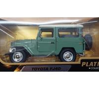 Toyota Fj 40 Vert Pâle - Hard Top Blanc 1974 1/24 Motormax-Motormax