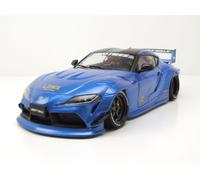 Toyota GR Supra LWB 2025 Bleu Métallique 1:18 Solido Tuning Ouv. Portes